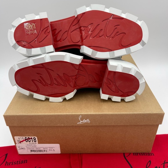 CHRISTIAN LOUBOUTIN Maxiboot Leather Chelsea Boots 39.5 - Picture 6 of 9